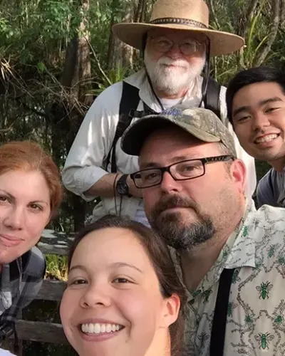 Florida field course group, including Jed Sparks (on right with glasses).